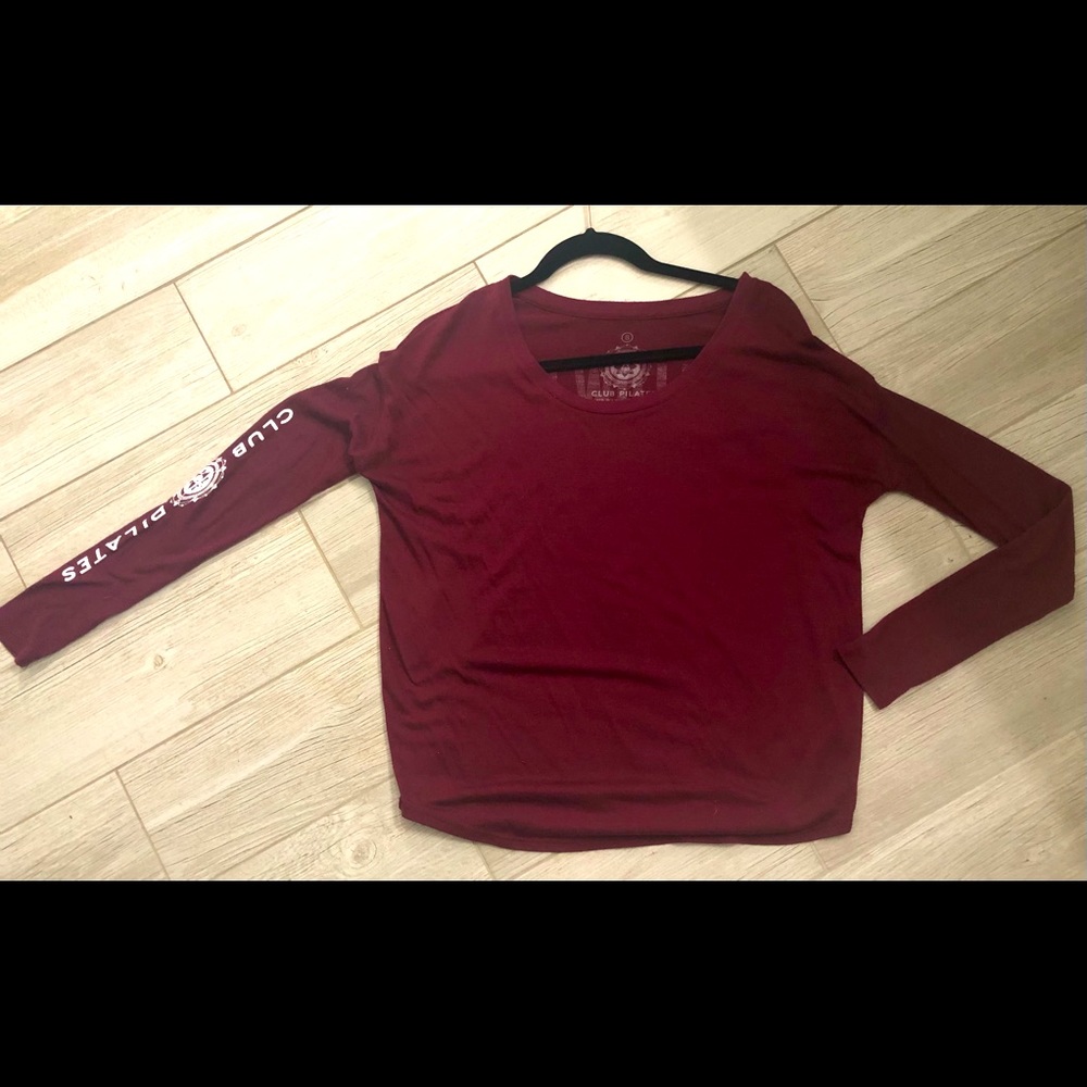 Club pilates dolman style LS shirt